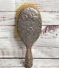 Antique Cherub Vanity Set Of 2 Brush Set Sterling Silver