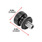 2x For Harley Davidson Seat Bolt Black Anodized Cnc Billet Rear Mounting Screws