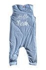 Hello My Name Is Personalized Silky Sleeveless Baby Romper For Boys And Girls