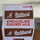 Vintage One Quart Chocolate Milk Carton Holland Dairies  Holland  Indiana