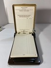 Vintage Bates Listfinder Model Cavalier Brown   Gold Desktop Address phone List