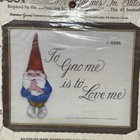 Paragon Vtg Crewel Embroidery Kit Gnome  W frame New  0286 Rare