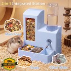 Hamster Water Bottle No Drip 120ml Food Bowl Guinea Pig Cage