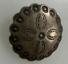 Vintage Bell Trading Sterling Silver Southwest Button 2 Grams   75  Diameter