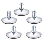 5pcs Bell Glides Low Proffile Replacement Office Chair Or Sturdy Stool Swivel 