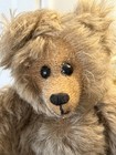 Antique Vintage Steiff  Mohair Teddy Bear 13    Jointed Black Button Eyes No Tags