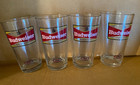 Budweiser Retro Pint Beer Glasses 1957 Collector s Series Lot Of 4 Glass