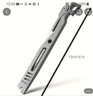  Titanium Pocket Pry Bar   Scalpel New In Box