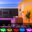 100ft Led Strip Lights Rgb Room Light With Remote Control For Bedroom Music Sync
