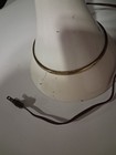 Vintage Mcm Atomic Space Age Table Lamp Starburst Sputnik White Chrome As Is 