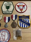 Vintage Aau Swimming Medals Patches Lot 1968-1974 Mississippi Ymca Scuba