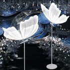 2pc Butterfly Floor Lamp Ceiling Lamp Creative Decoration Party Atmosphere Props