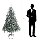 6ft Artificial Christmas Tree W  59 Pine Cone 250led 8 Light-mode 1000branch