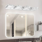 Led 4-light Bathroom Vanity Light Fixture over Mirror Modern Crystal Wall Lamps