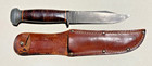 Vintage Wwii U s n  Pal Rh35 Knife With Mk1 Sheath Ww2 Military Weapon Us Navy