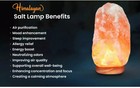 Natural Himalayan Rock Salt Lamp - Large 6    Air Purifying Night Light 