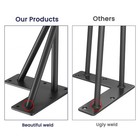 Smartstandard Hairpin Table Legs 8 Inch 1 2 In Diameter 3 Rods Metal Home Diy