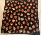 Decorative Christmas Theme Quilted Double Sided Wall Hanging 22x22 - Euc