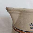Red Wing Sponge Band Stoneware Pitcher James Cech Clutier Iowa 8  X 7 5  3 5 Lbs