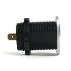 Black Dash Mount Dual Port Usb Charger - Replaces Cigarette Lighter 