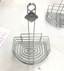 Basket  Chrome Tabasco Restaurant Wire Basket Condiment Caddy Menu Holder