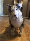 Hansa Standing Wolf Plush Batch 1125 Realistic Bendable Legs Approx 22 In
