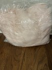 Pottery Barn Large Himalayan Faux Fur Blush Bean Bag Slipcover