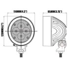 4pcs Led Light Kits For John Deere 5425n 5325n 6105m 6110m 6115m 6120m 7850