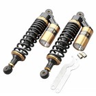 2pcs Adjustable 320mm Air Shock Absorbers Universal Fit Honda For Yamaha Atv