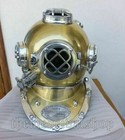 Brass Antique Finish U s Navy Mark V Scuba Diving Helmet Maritime Nautical Gift