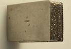 Vintage Italian Micro Mosaic Silver Mini Hinged Pill Trinket Box Floral Design