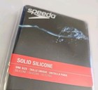 Speedo Silicone Solid Swim Cap  Black