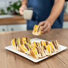 Karat Earth 10   x 10    Paper Square Plate  Pfas Free  Molded Fiber  White - 500 Pc