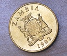 1992 Zambia 1 Kwacha Taita Falcon