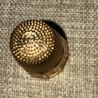 Antique Victorian 14kt Solid Yelow Gold Thimble 