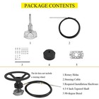 Pbd 15ft Boat Rotary Steering System Outboard  Kit Ss13715 Marine W  13 5  Wheel