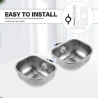 3pcs Small Water Bottle Feeder Drinking Pet Water Dispenser Rabbits Pets Animals