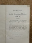 Rare 1903 Eastman Kodak Daylight Development Illus Instruction Style E Camera   