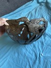 Decorative Haitian Metal Bird Bowl