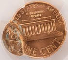 1999 1c Lincoln Cent Double-struck  2nd 75  Off-center Pcgs Ms65 Red