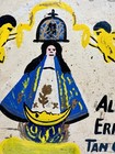 1952 Mexican Ex-voto Folk Art Retablo Painting On Tin  Sick Son