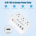 European Travel Plug Adapter Us To Uk Europe Power Strip For Eu uk us With Usb