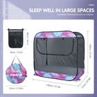 Portable Baby Crib Net Safety Mesh Tent pop Up Infant Mosquito Net  See Through 