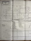 Vintage Boeing Stearman N2s-5 Blueprint Set  3 Sheets      Wwii Trainer Aircraft