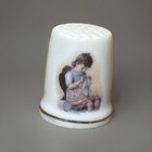 Coats   Clark J   P Coats 1990 Thimble Vintage Souvenir Collectible