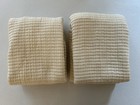 Quince Organic Ribbed Cotton King Shams  2  Ivory Nwot Ob