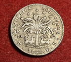 Bolivia Sol 1862 1 Pts Fp Silver Coin Km 134 2 T11839