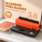 Wire Binding Machine  34 Pins  3 1 Pitch  Punches 15 Sheets   Binds 120 Sheets