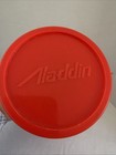 Vintage Aladdin Thermos 1960s Atomic Diamond Red Black Mcm Dura-clad 1 Pint