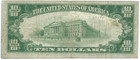 1929  10 National Banknote   Type Ii   Alliance First National Bank - Alliance
